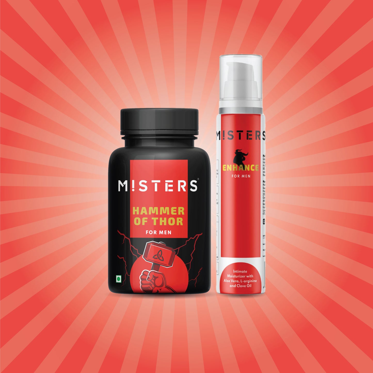 Enhance Intimate Cream & Hammer Of Thor Combo