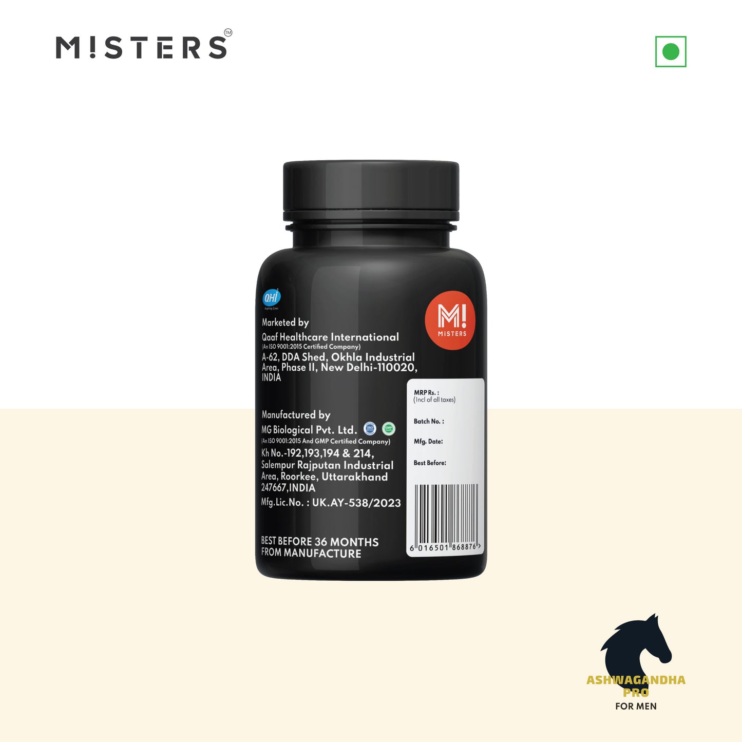 Misters Ashwagandha Pro For Men
