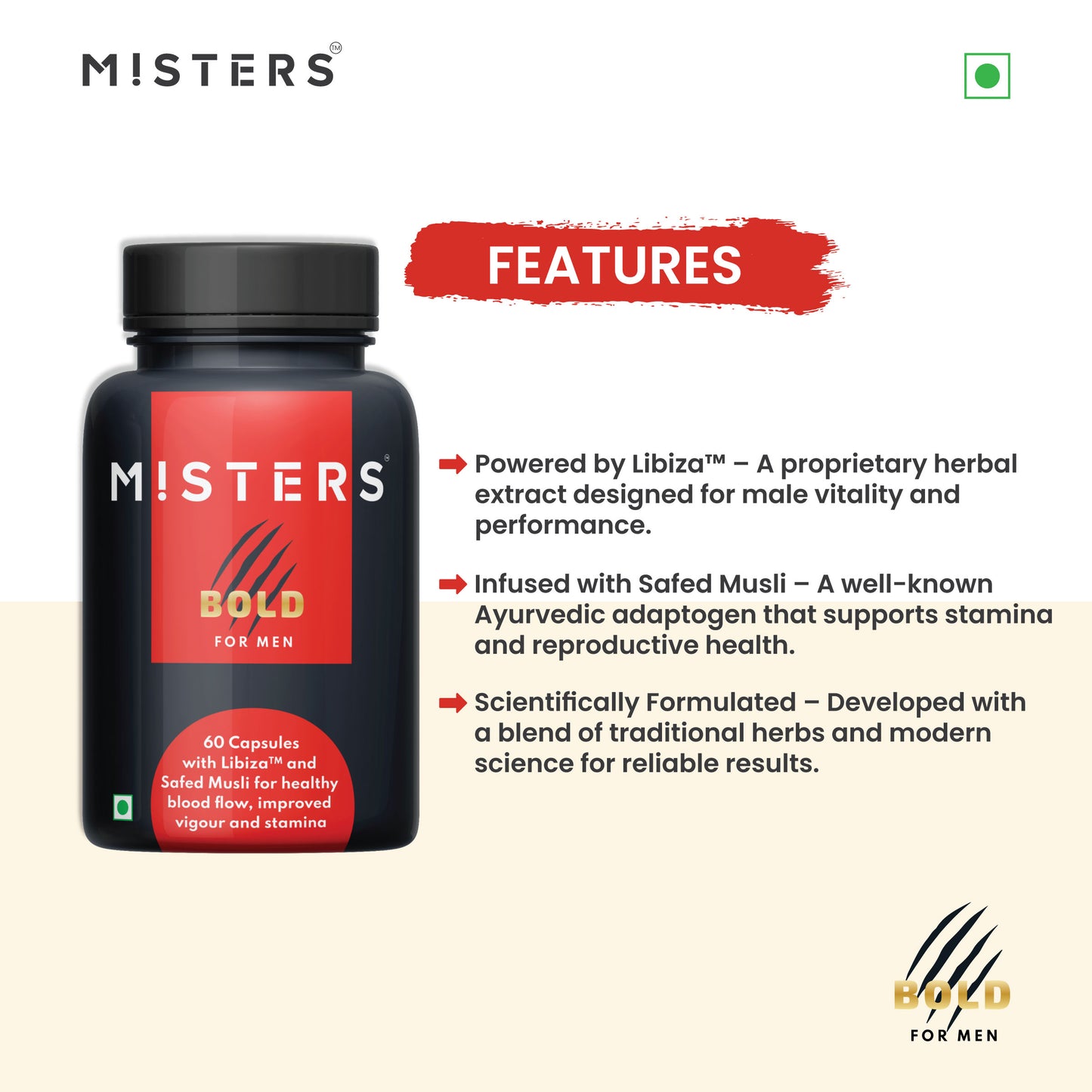 Misters Daily Bold For Men