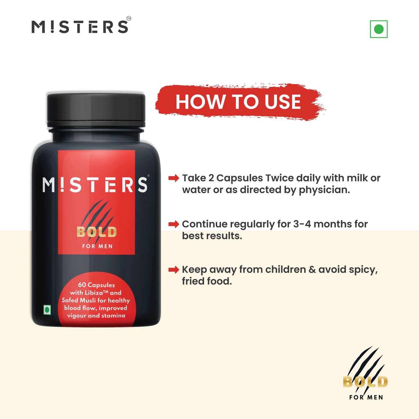 Misters Daily Bold For Men