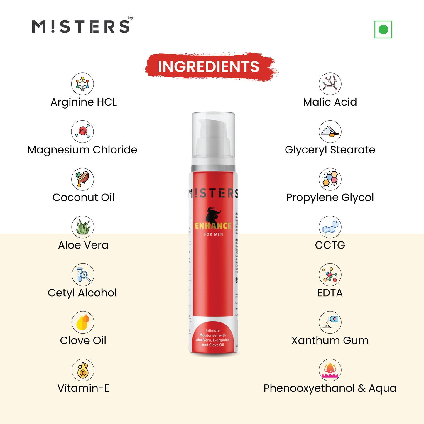 Misters Enhance Intimate Cream For Men