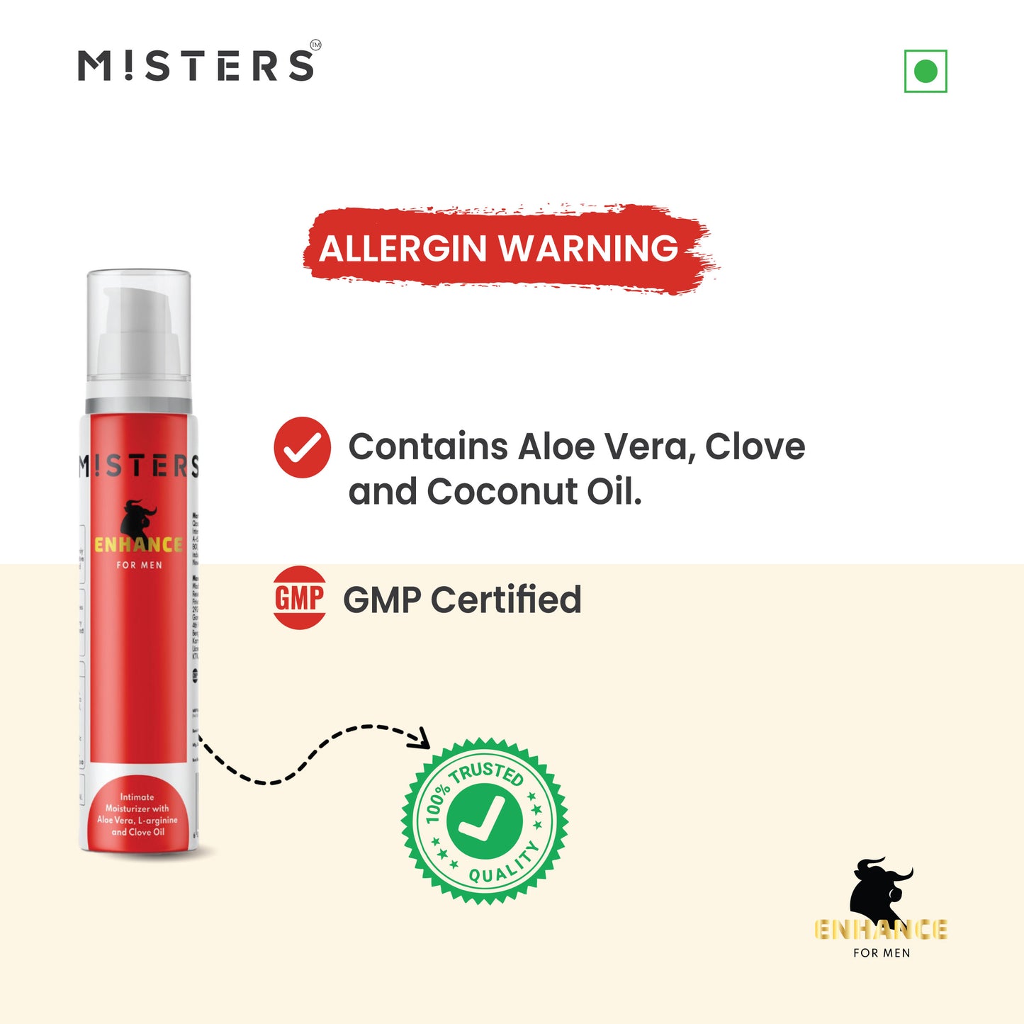 Misters Enhance Intimate Cream For Men